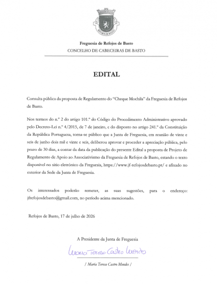 Edital Cheque-Mochila 2026